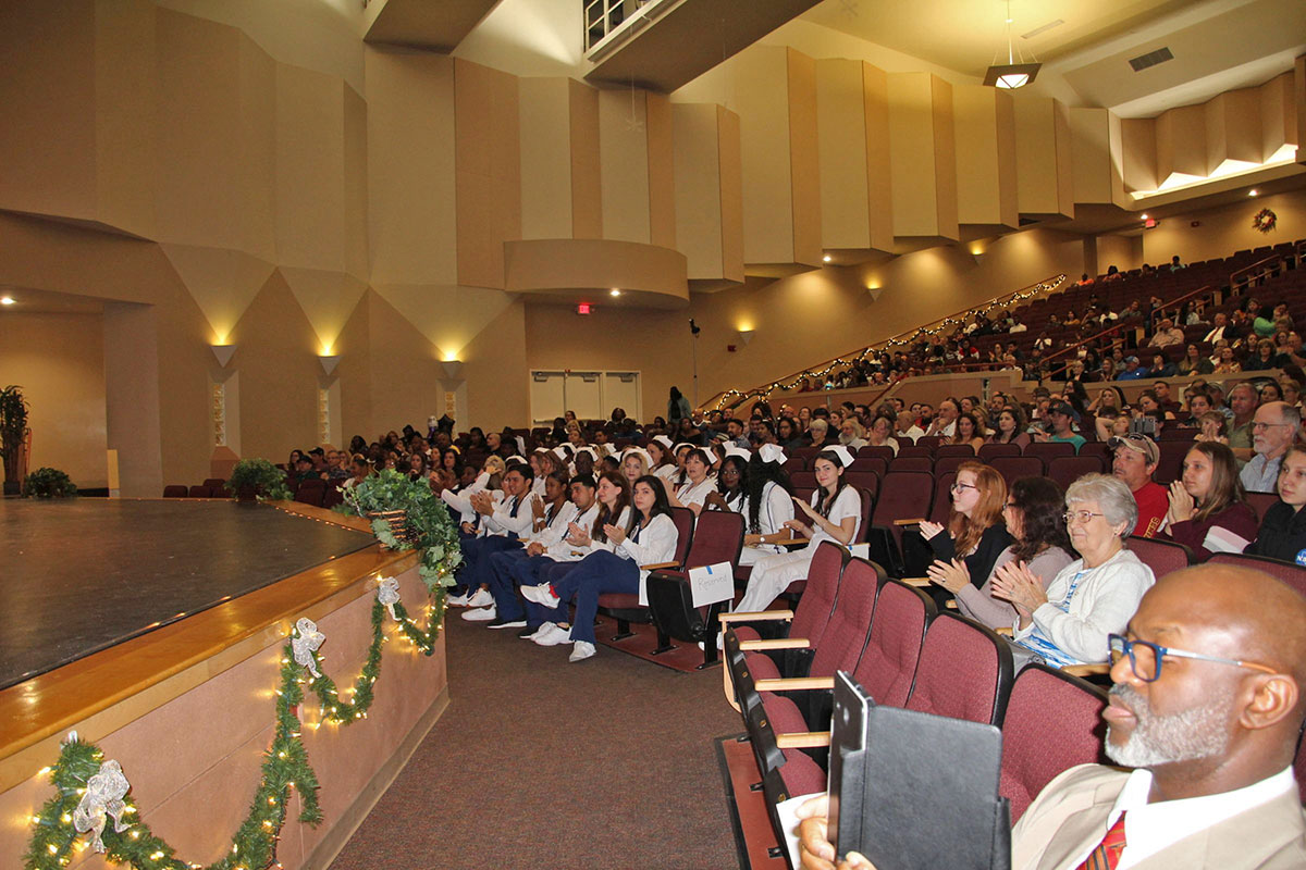 Students of the most recent nursing and medical assistant classes graduated in December as parents and friends celebrated with them.