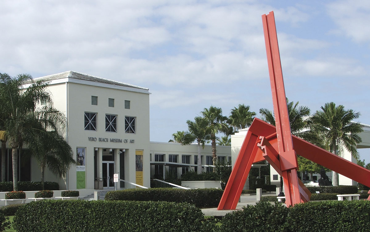 old entrance to the Vero Beach Museum of Art