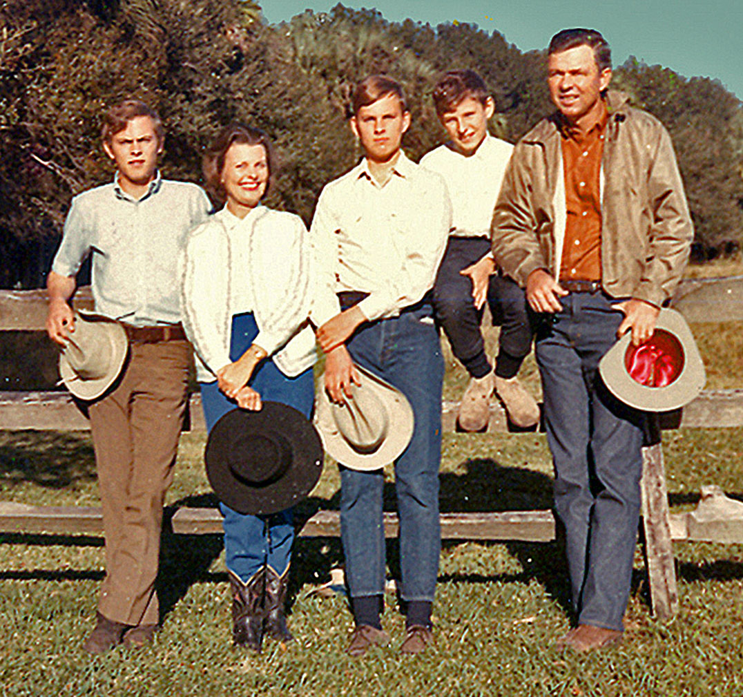 Bud and his wife, Dot, raised their sons on the ranch