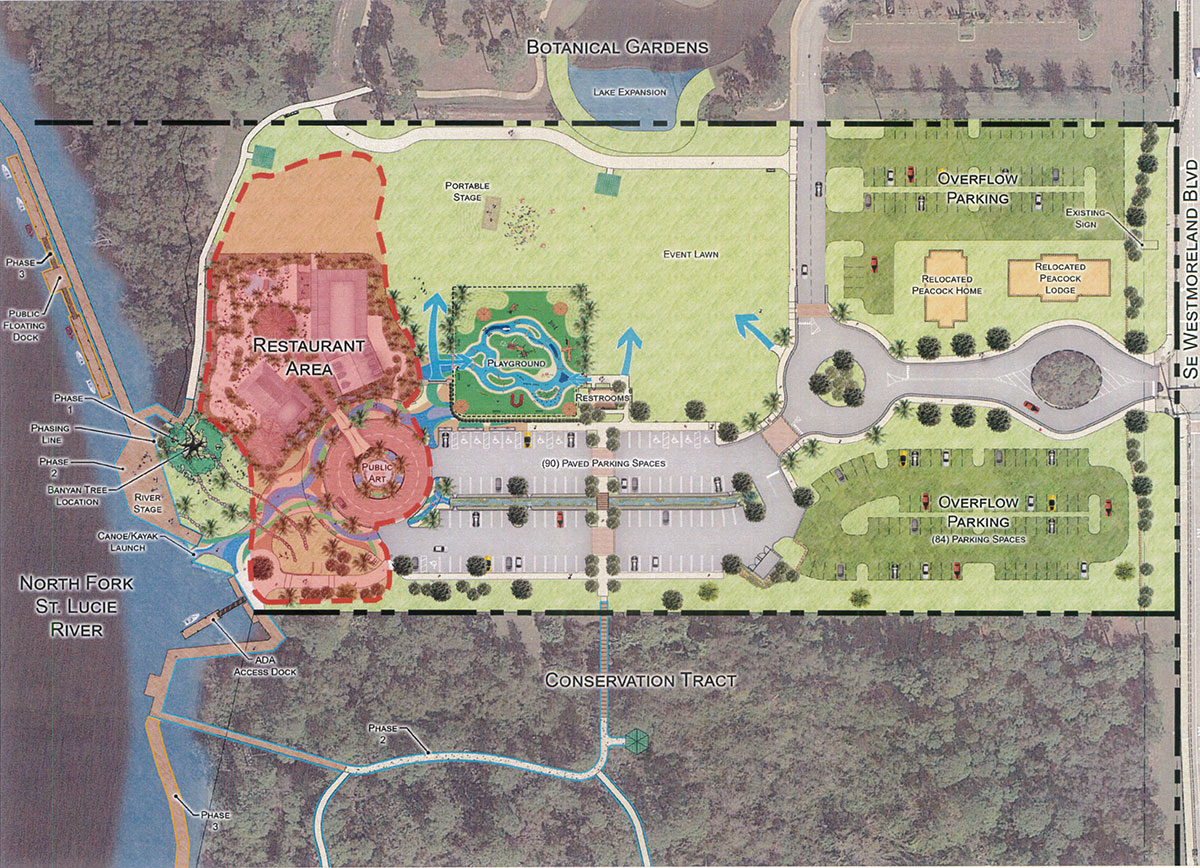 planned development at the southern end of Westmoreland Park includes the boardwalk extension at left