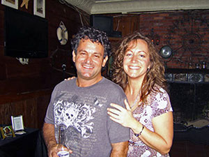 Mike Blatus with his sister Jeannie Burke