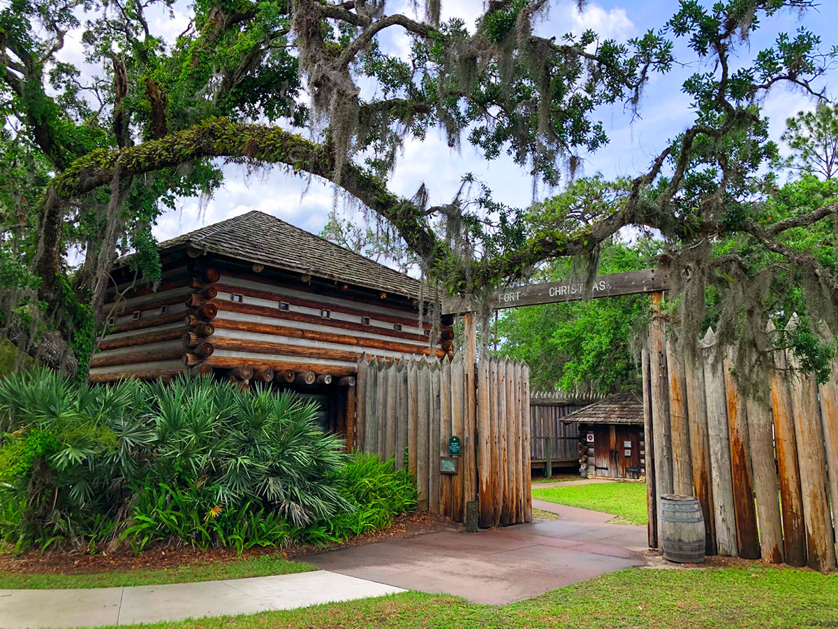 Fort Christmas Historical Park in Orange County